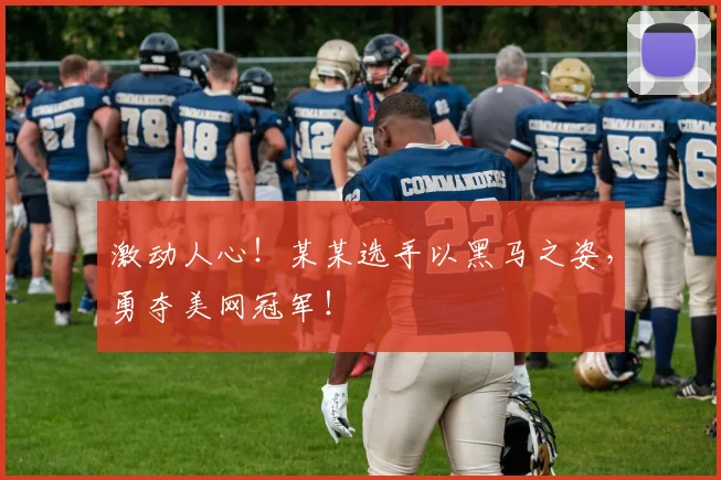激动人心！某某选手以黑马之姿，勇夺美网冠军！